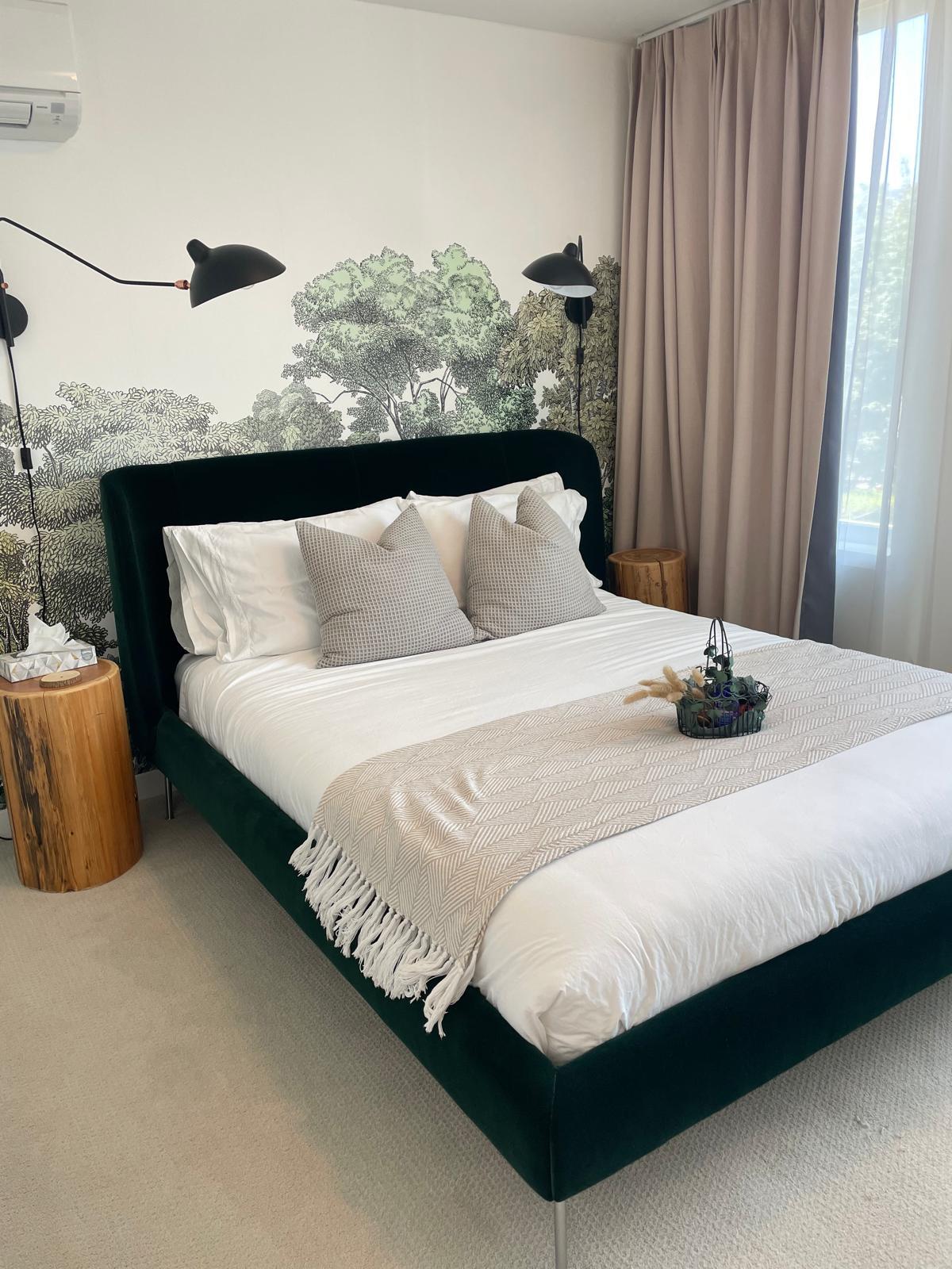 Beautifully cleaned Airbnb bedroom